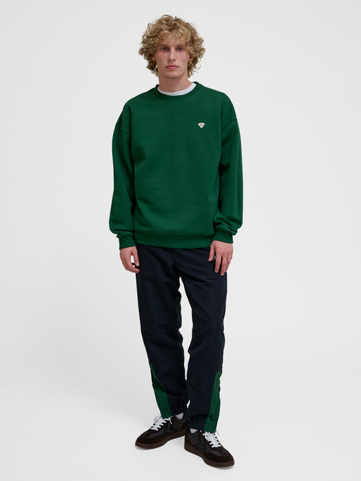 hmlLOOSE CREWNECK BEE, EDEN, model