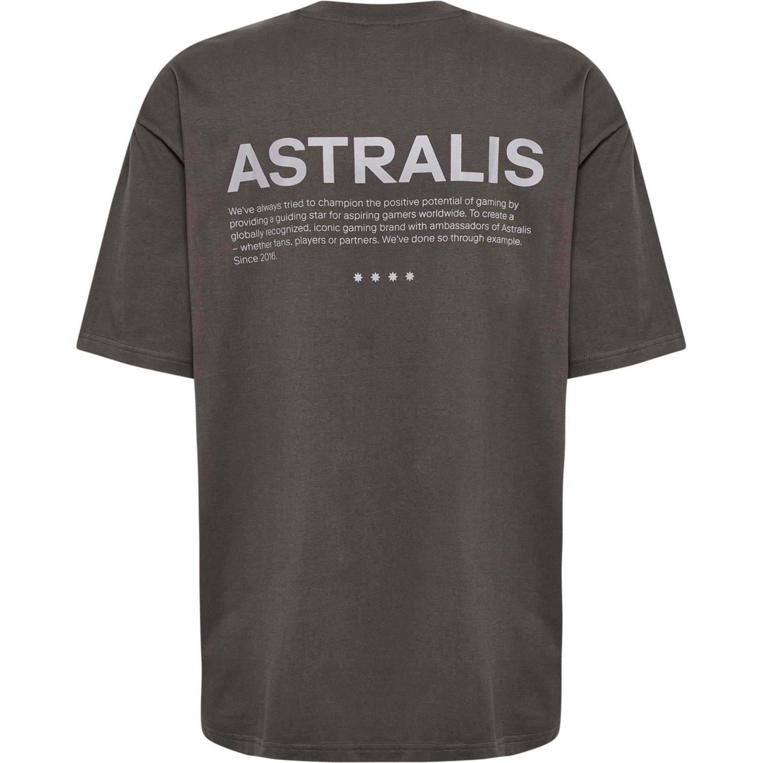 ASTRALIS 24 FAN 2016 LOOSE TEE SS, RAVEN, packshot