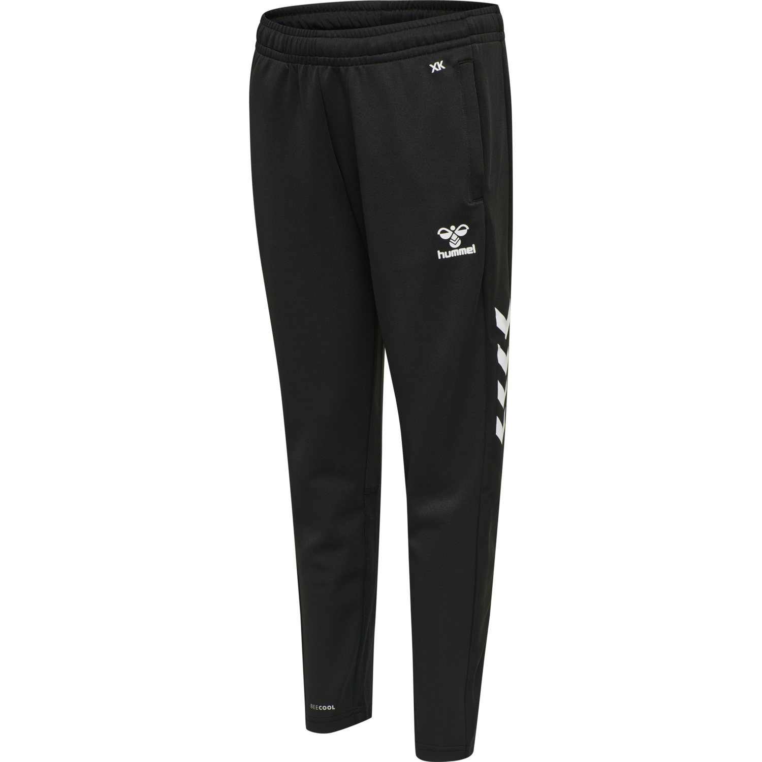 hmlCORE XK TRAINING POLY PANTS KIDS, BLACK, packshot