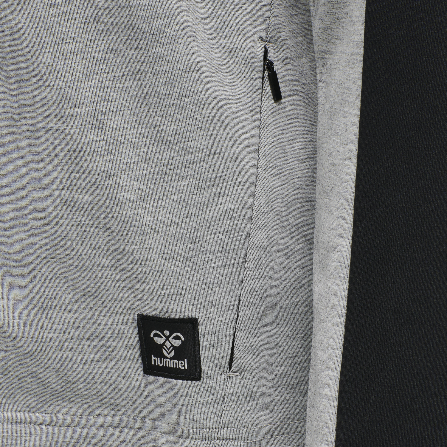 hmlESSI ZIP JACKET , GREY MELANGE, packshot