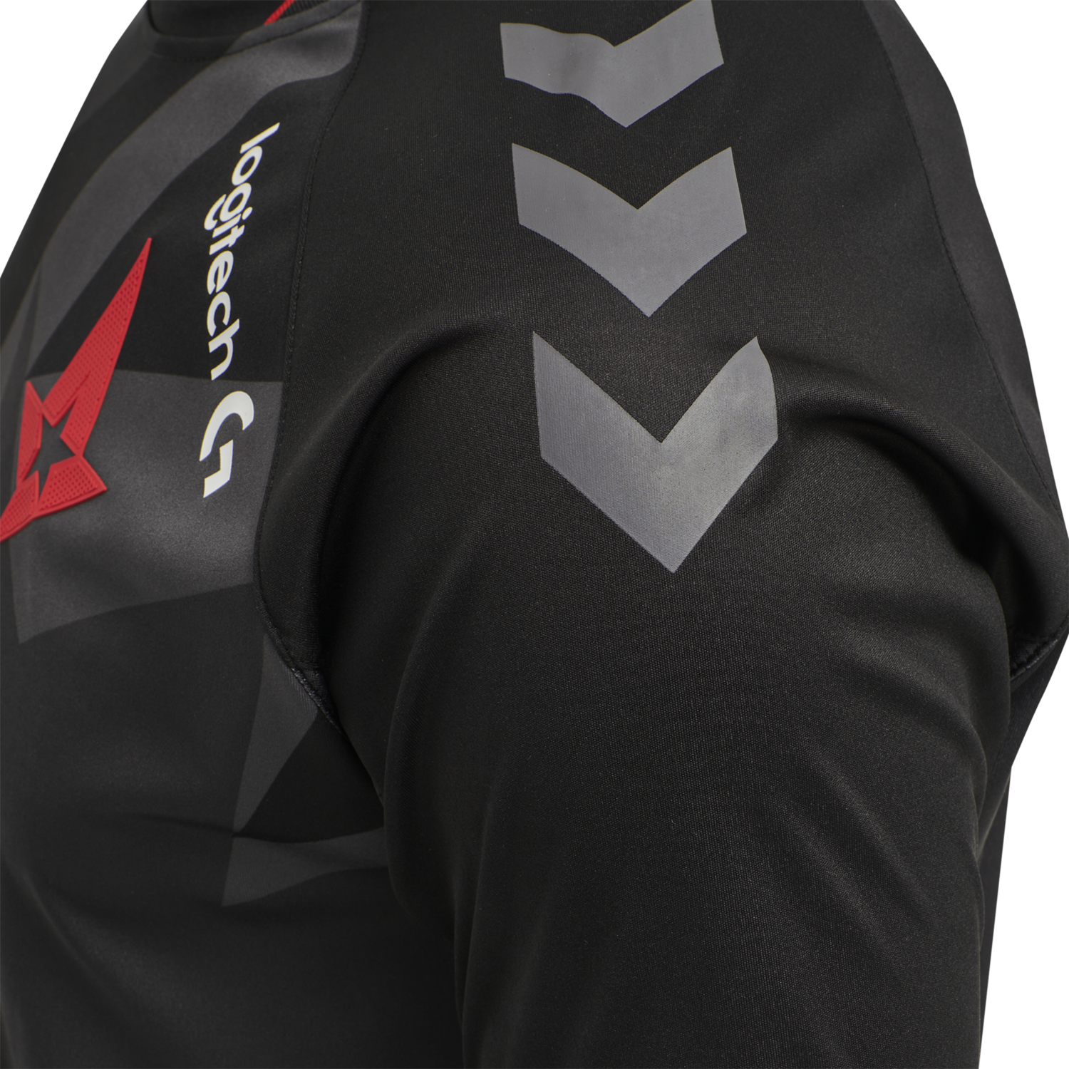 ASTRALIS 20/21 GAME JERSEY S/S_KIDS, BLACK W/LOGO, packshot