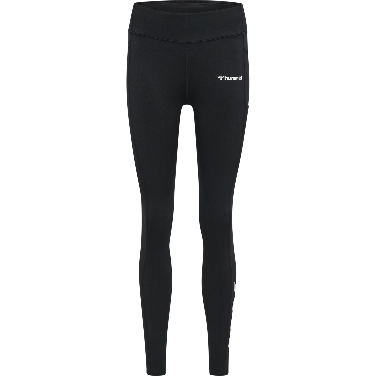 hmlMT CHIPO MID WAIST TIGHTS, BLACK, packshot