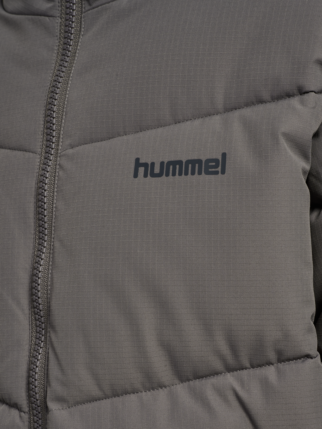 hmlJR PUFFER JACKET, DARK GULL GRAY, packshot