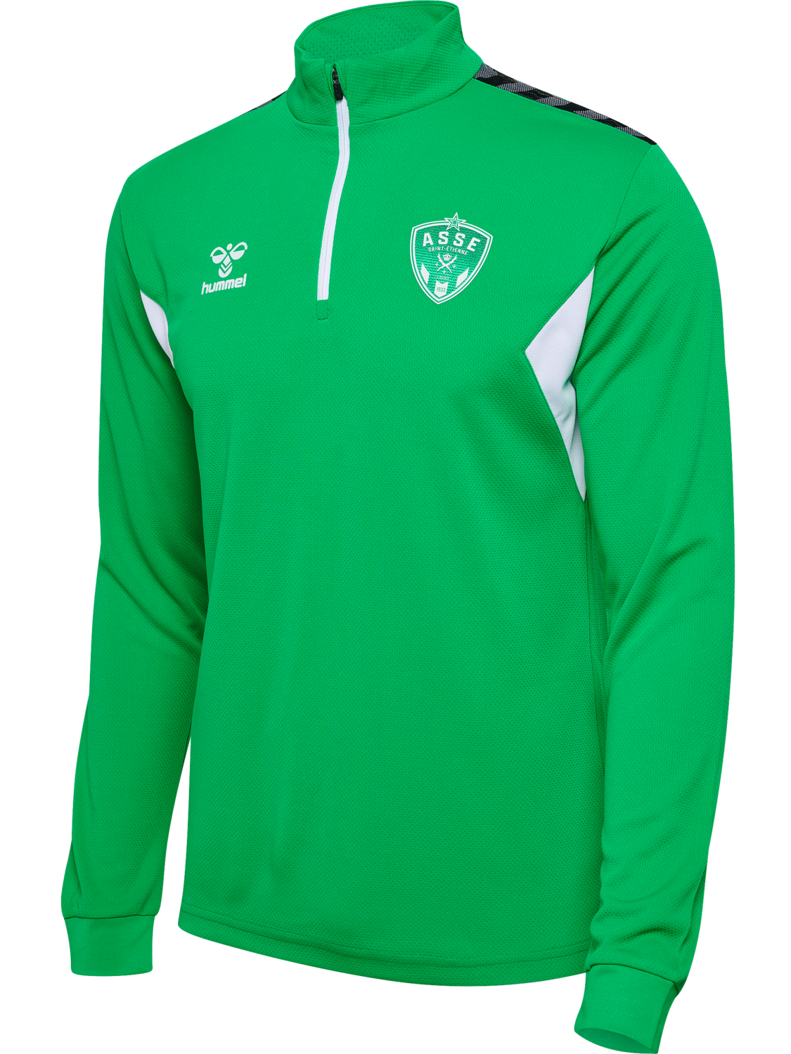 ASSE 23/24 TR HALF ZIP SWEAT, BRIGHT GREEN, packshot