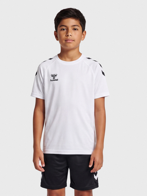 hmlCORE XK CORE POLY TEE S/S KIDS, WHITE, model