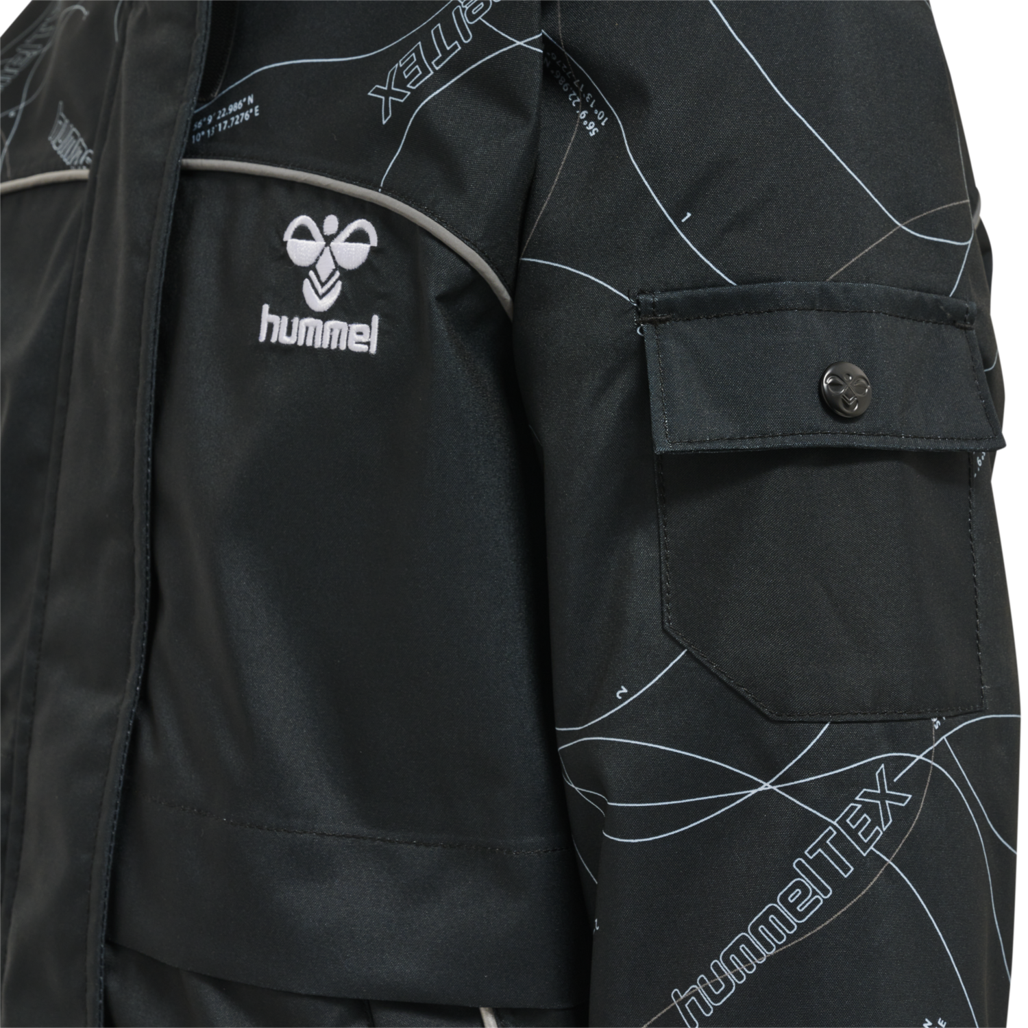 hmlCONQUER XY TEX JACKET, BLACK, packshot