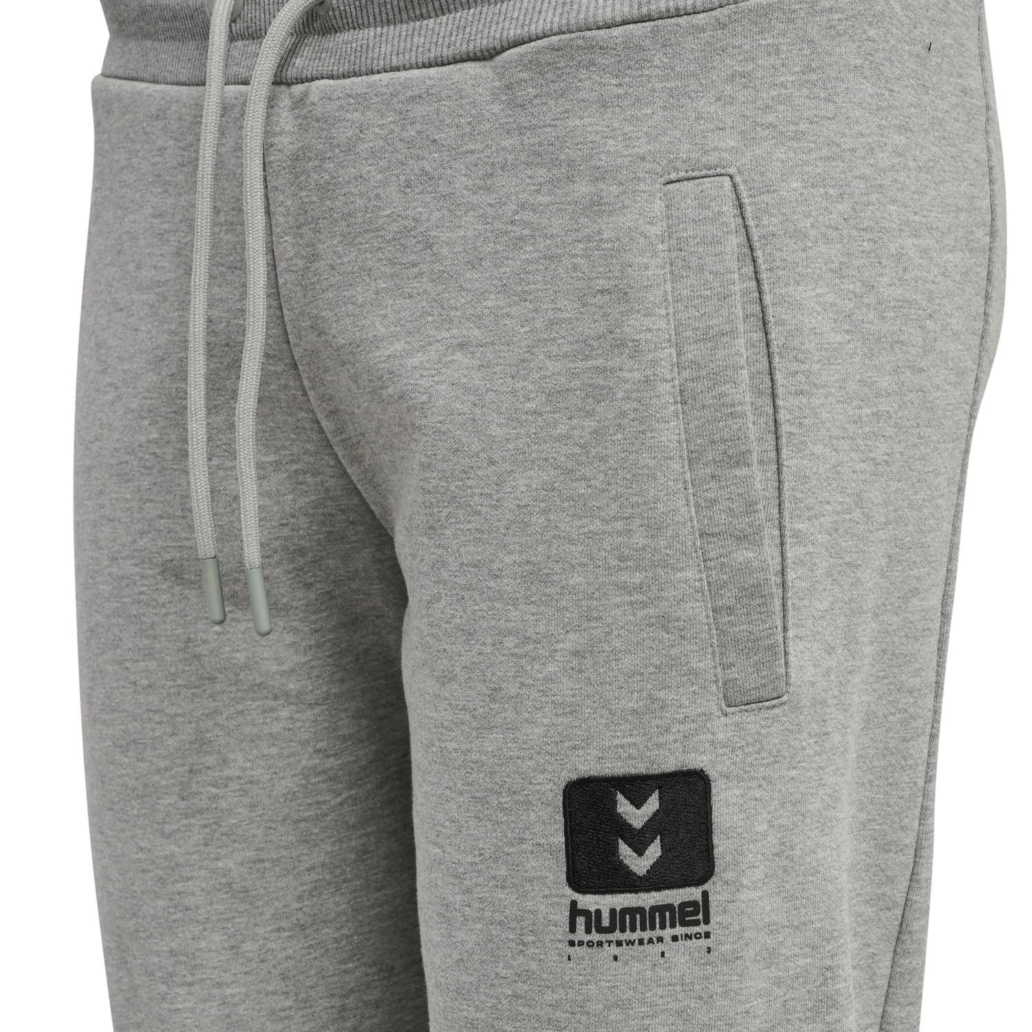 hmlLGC ALULA REGULAR PANTS, GREY MELANGE, packshot