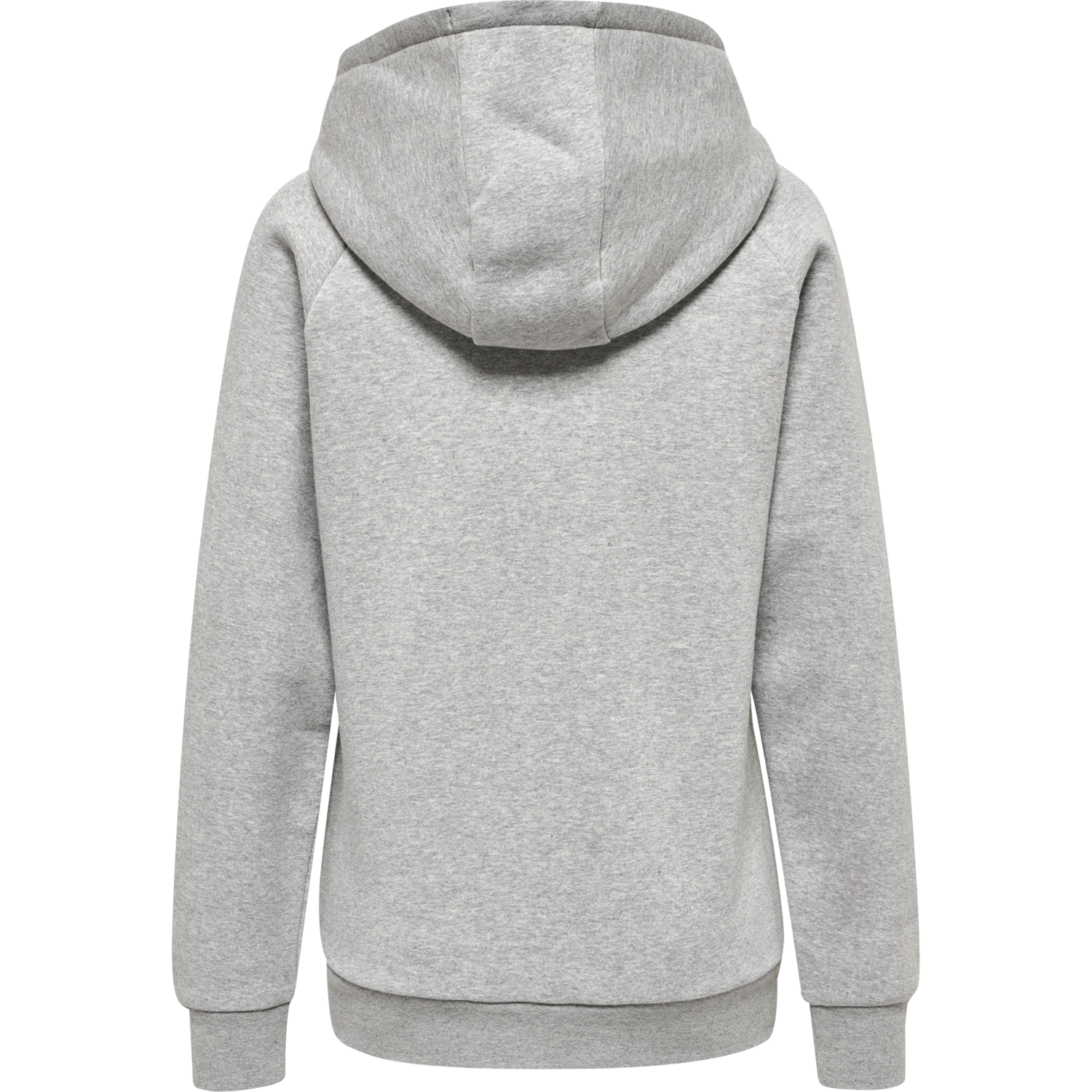 hmlRED HEAVY ZIP HOODIE WOMAN, GREY MELANGE, packshot