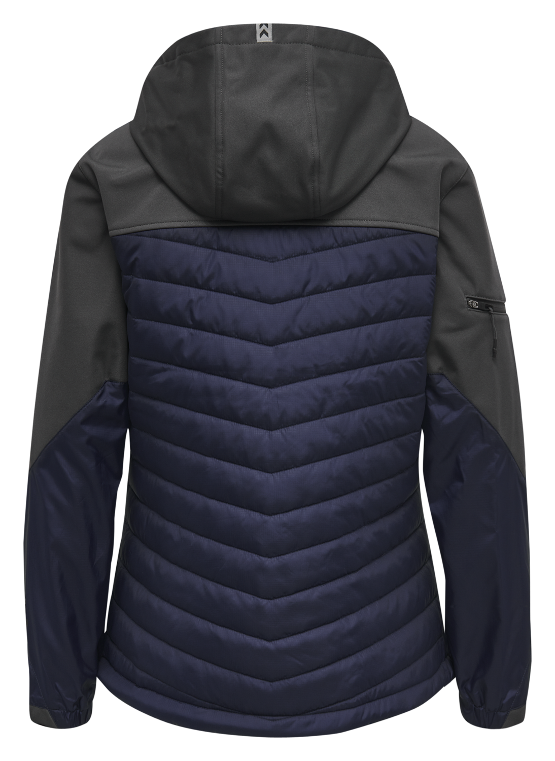 hmlNORTH HYBRID JACKET WOMAN, ASPHALT, packshot