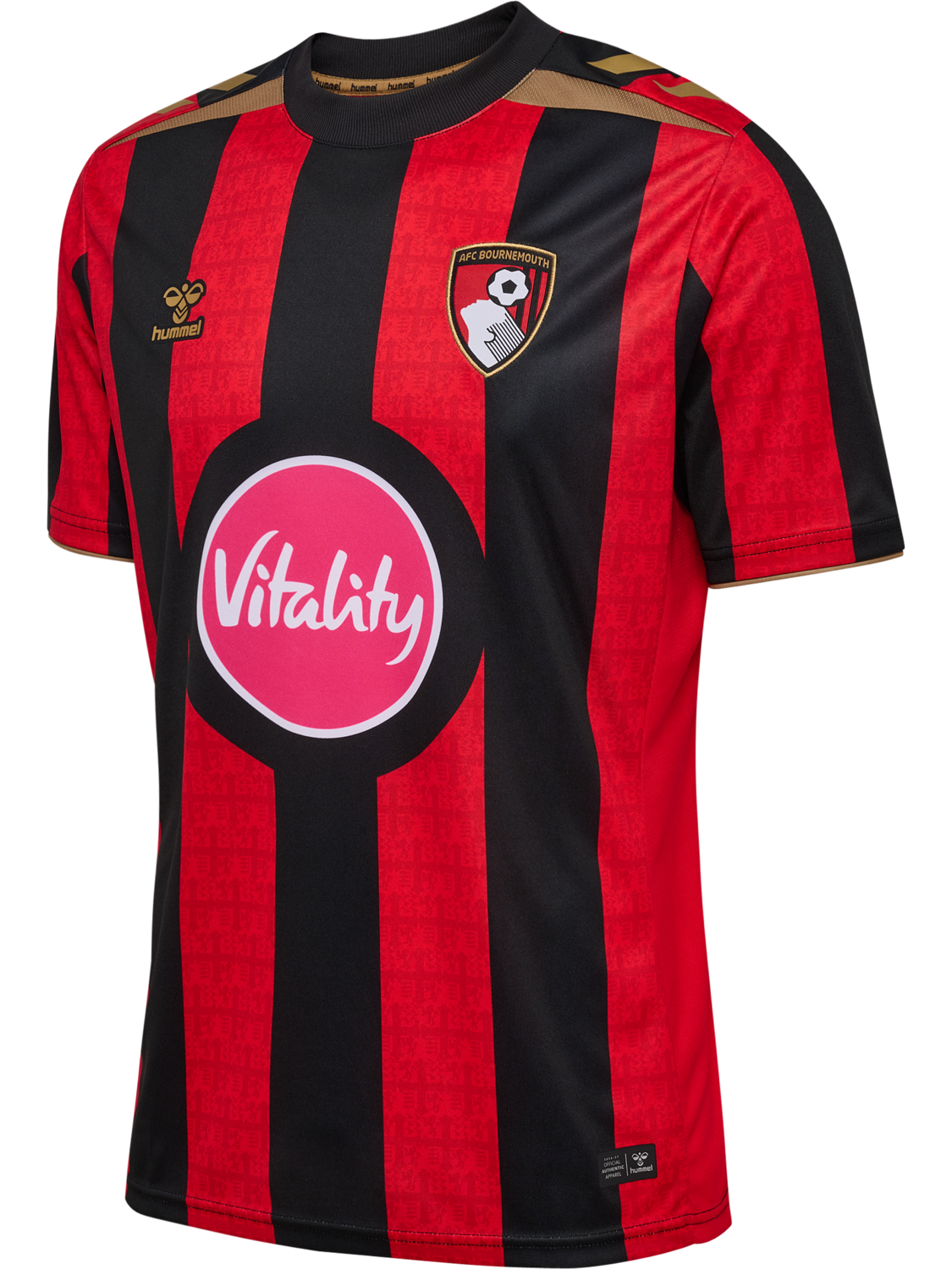 AFCB 26/27 HOME JERSEY S/S, TRUE RED/BLACK, packshot