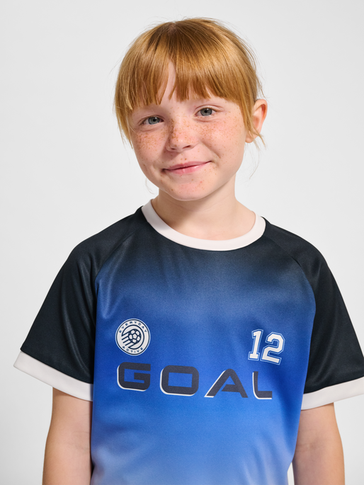 hmlSHIMMER T-SHIRT S/S, BLACK/WHITE, model