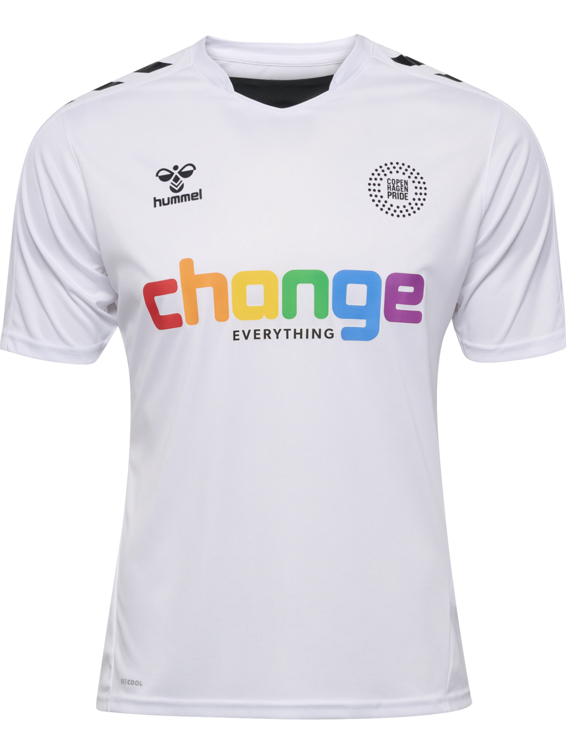 hmlCHANGE FOOTBALL JERSEY, WHITE, packshot