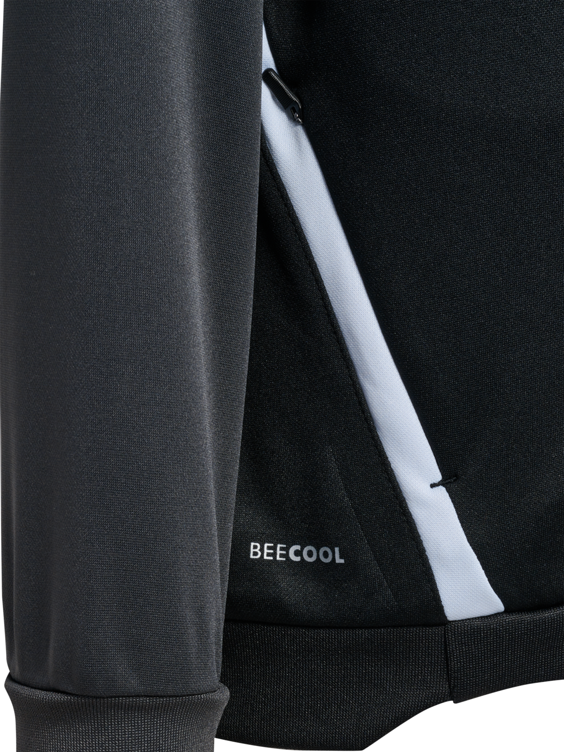 hmlLEAD 2.0 TRACK ZIP JACKET KIDS, BLACK/ASPHALT, packshot