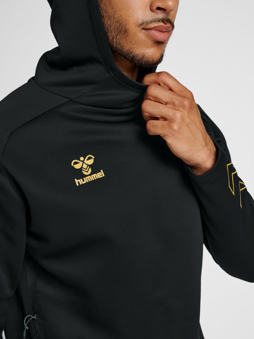 hmlCIMA XK HOODIE, BLACK, model