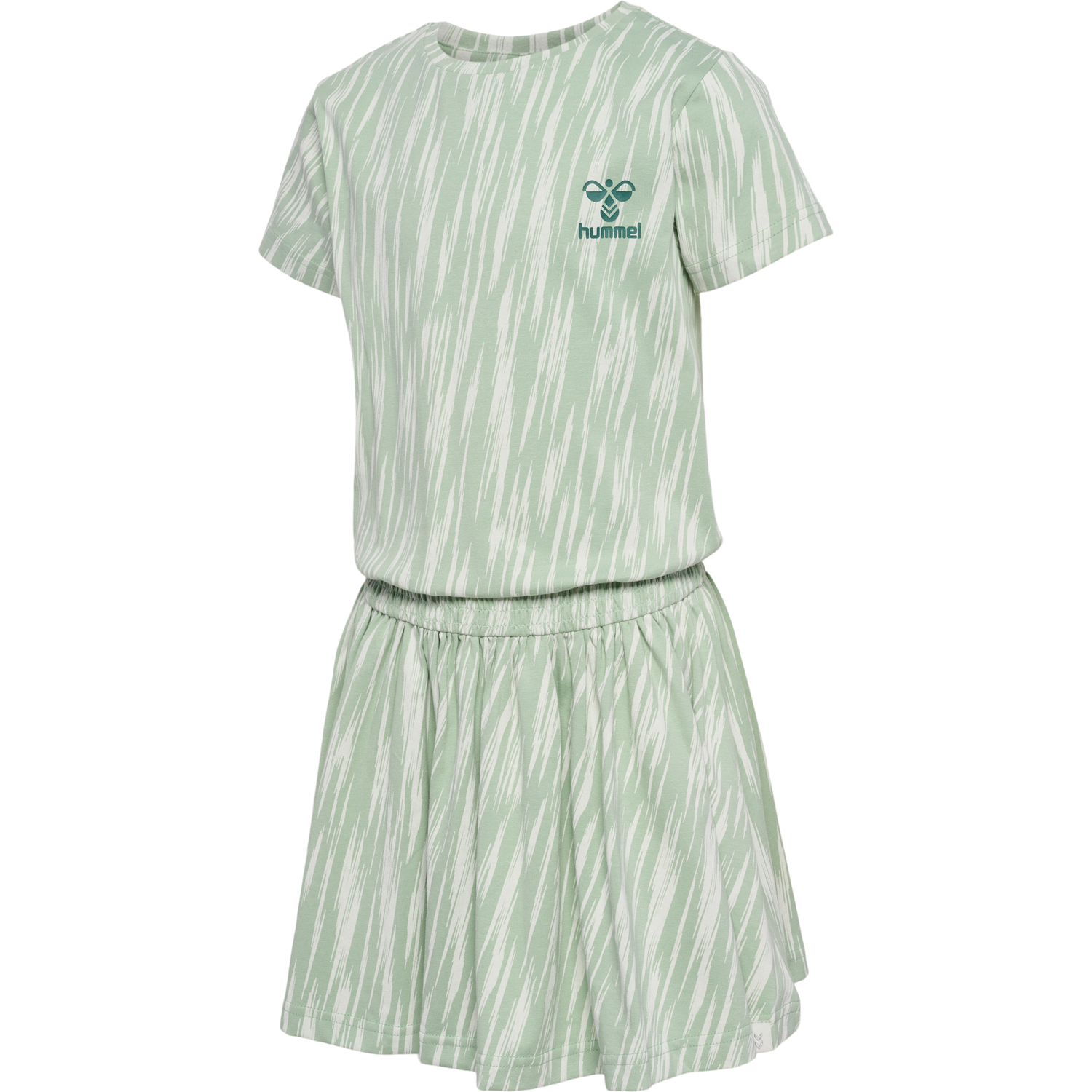 hmlSOPHIA DRESS S/S, SILT GREEN, packshot