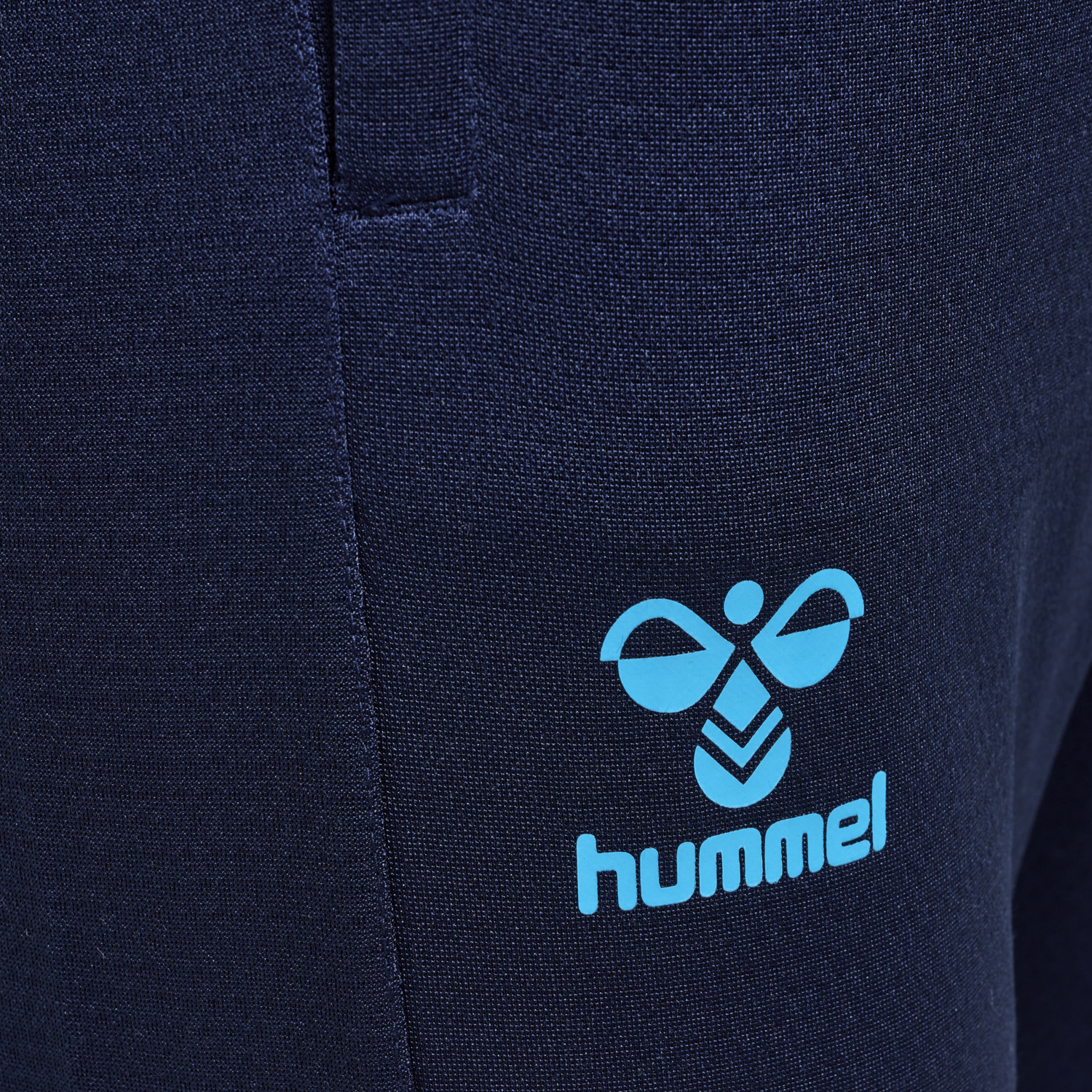hmlONGRID POLY PANTS, MARINE/ATOMIC BLUE, packshot
