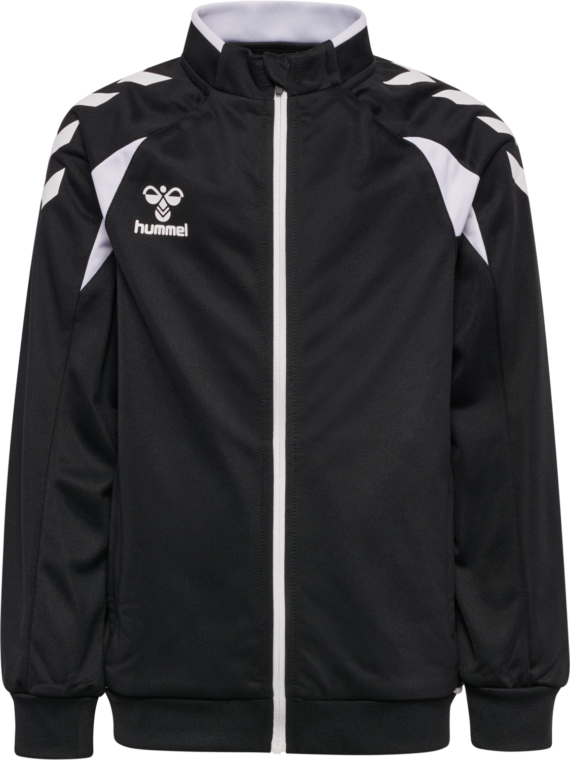 hmlCORE 2.0 TRACK ZIP JACKET KIDS, BLACK/WHITE, packshot