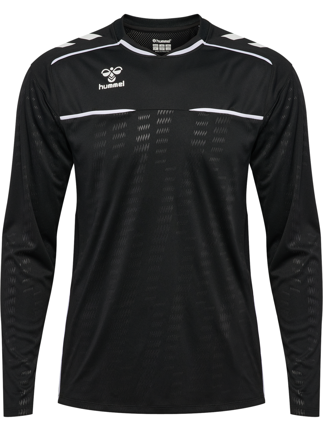 hmlREFEREE JERSEY L/S, BLACK, packshot