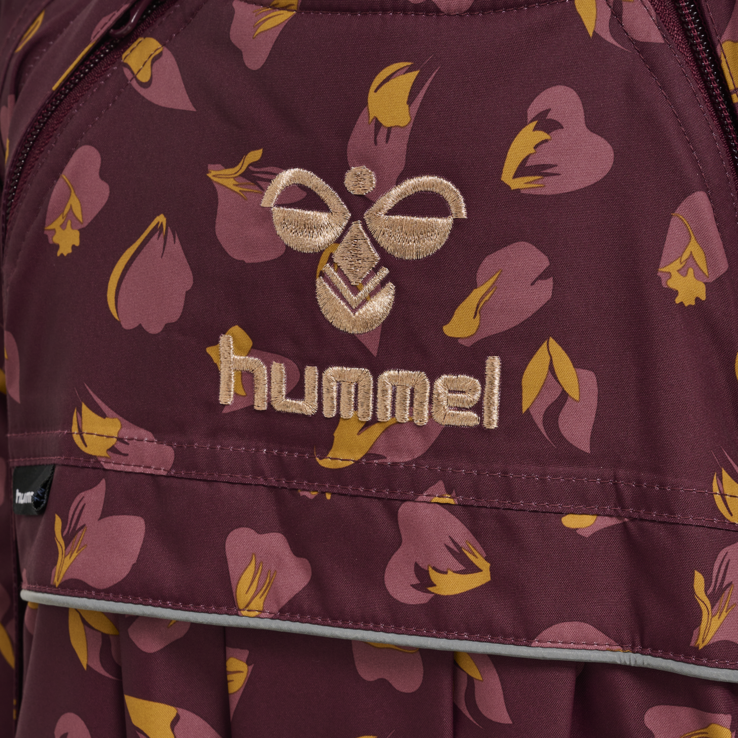 hmlMOON TEX SNOWSUIT, WINDSOR WINE, packshot