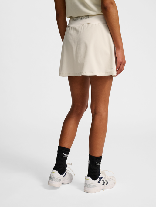 hmlCOURT MID WAIST POCKET SKIRT W, LIGHT GREY, model