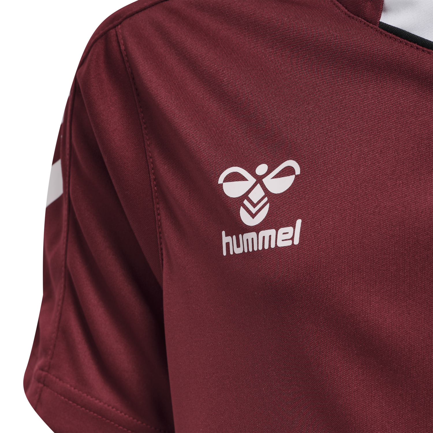 hmlCORE XK POLY JERSEY S/S KIDS, MAROON, packshot