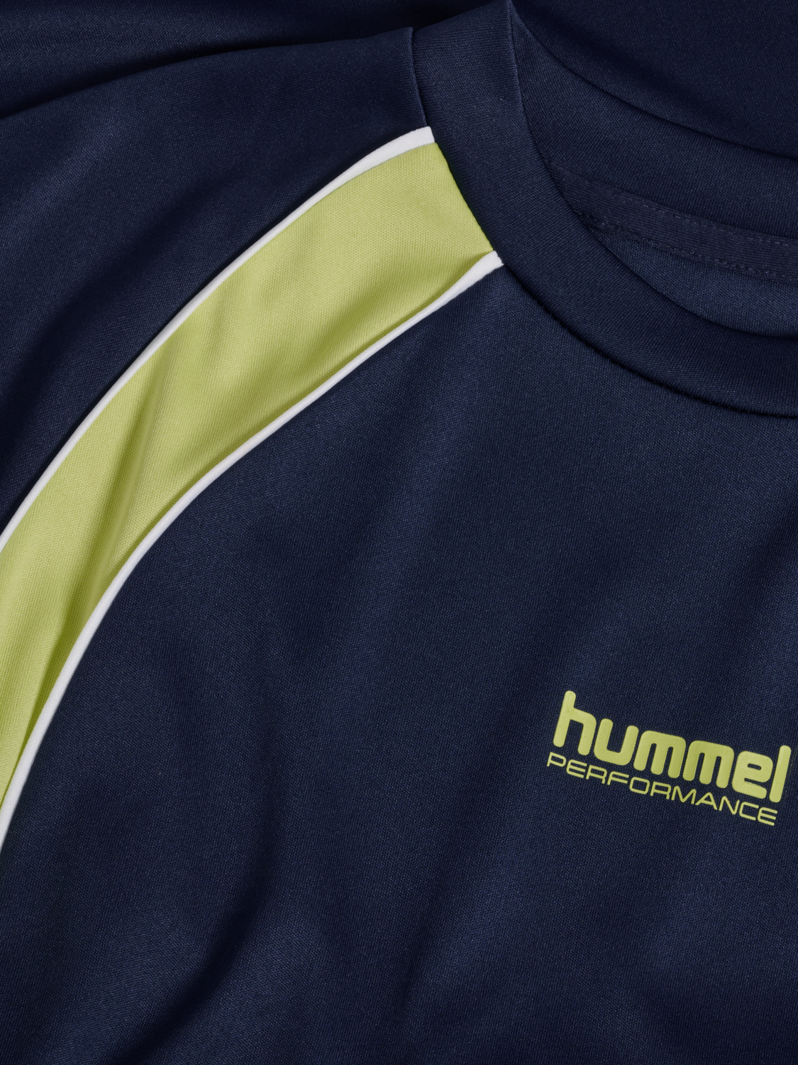 hmlJR GOAL PIPING T-SHIRT S/S, DRESS BLUES, packshot