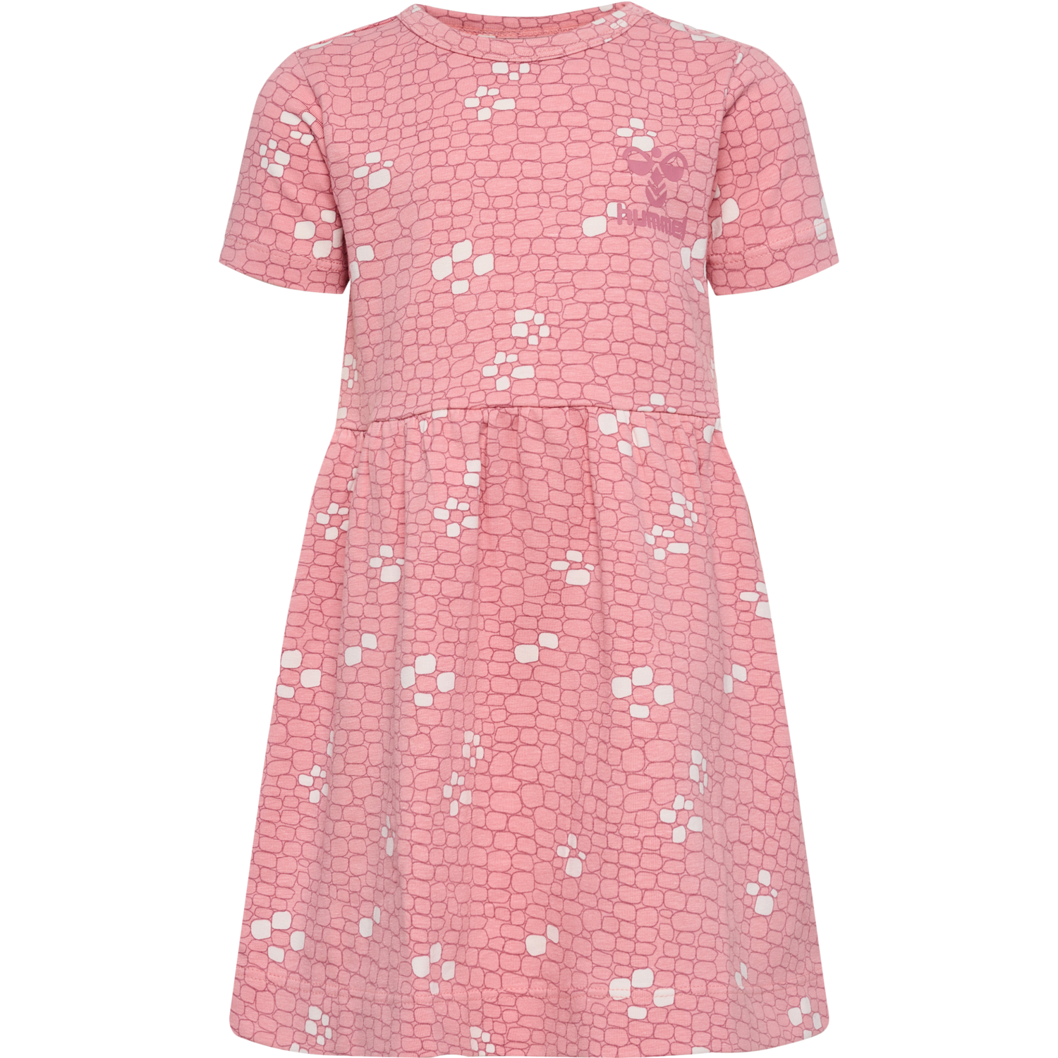 hmlZANZI DRESS S/S, BRIDAL ROSE, packshot