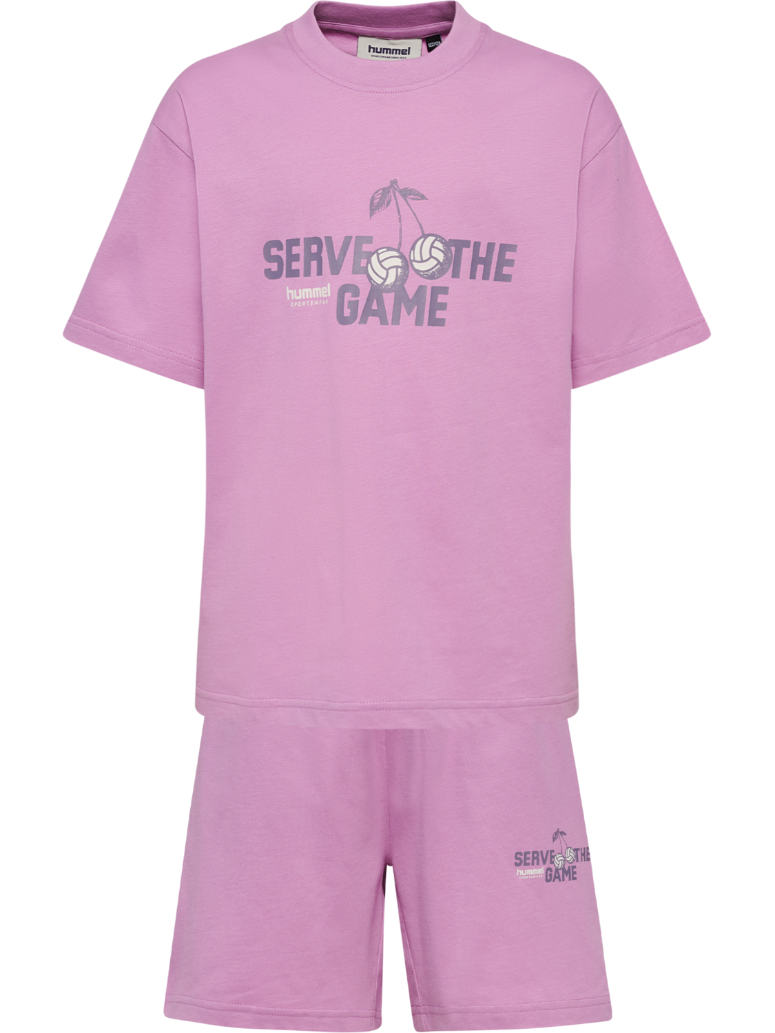 hmlJR LOOSE SET HS GRAPHIC, SMOKY GRAPE, packshot