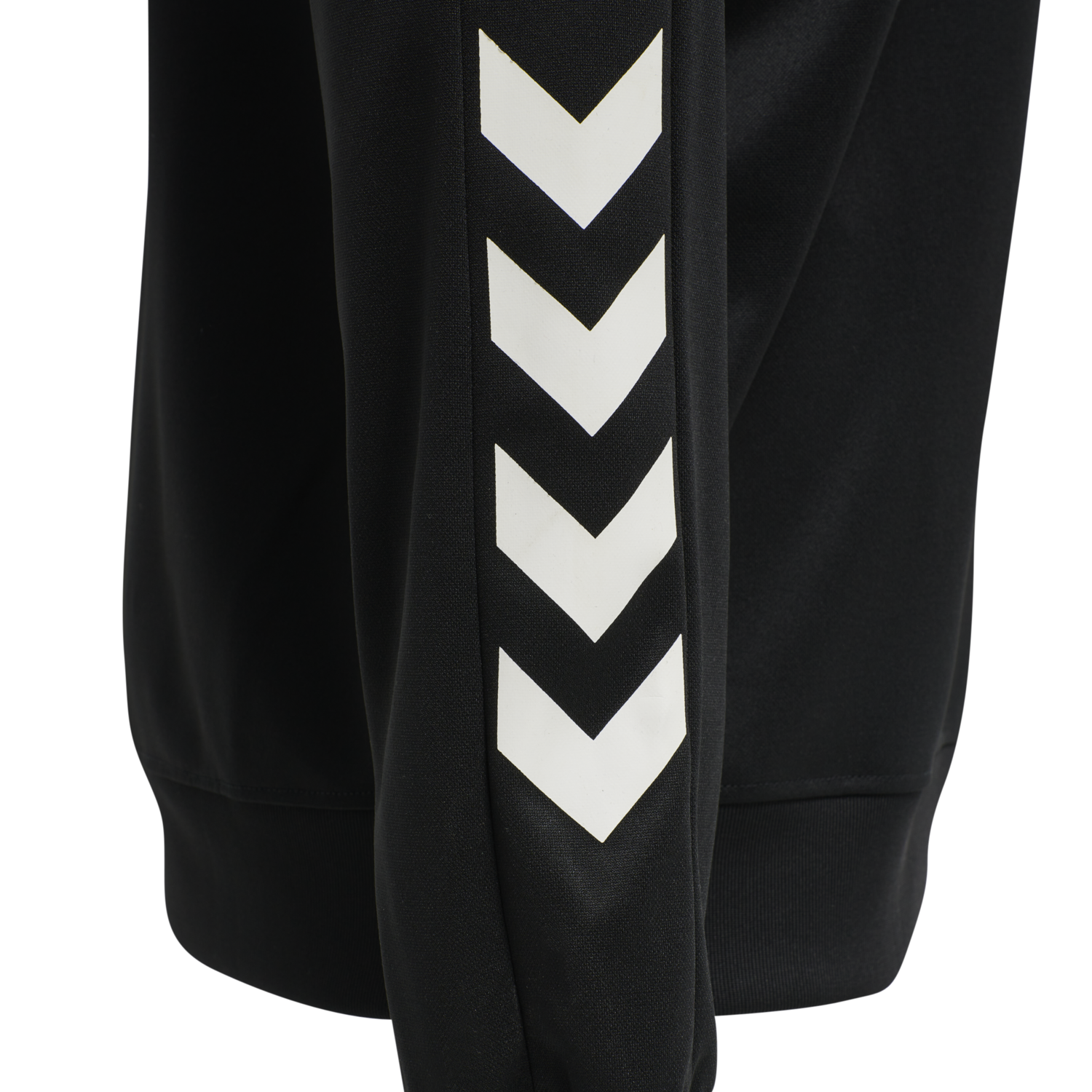 hmlPROMO POLY HOODIE, BLACK, packshot