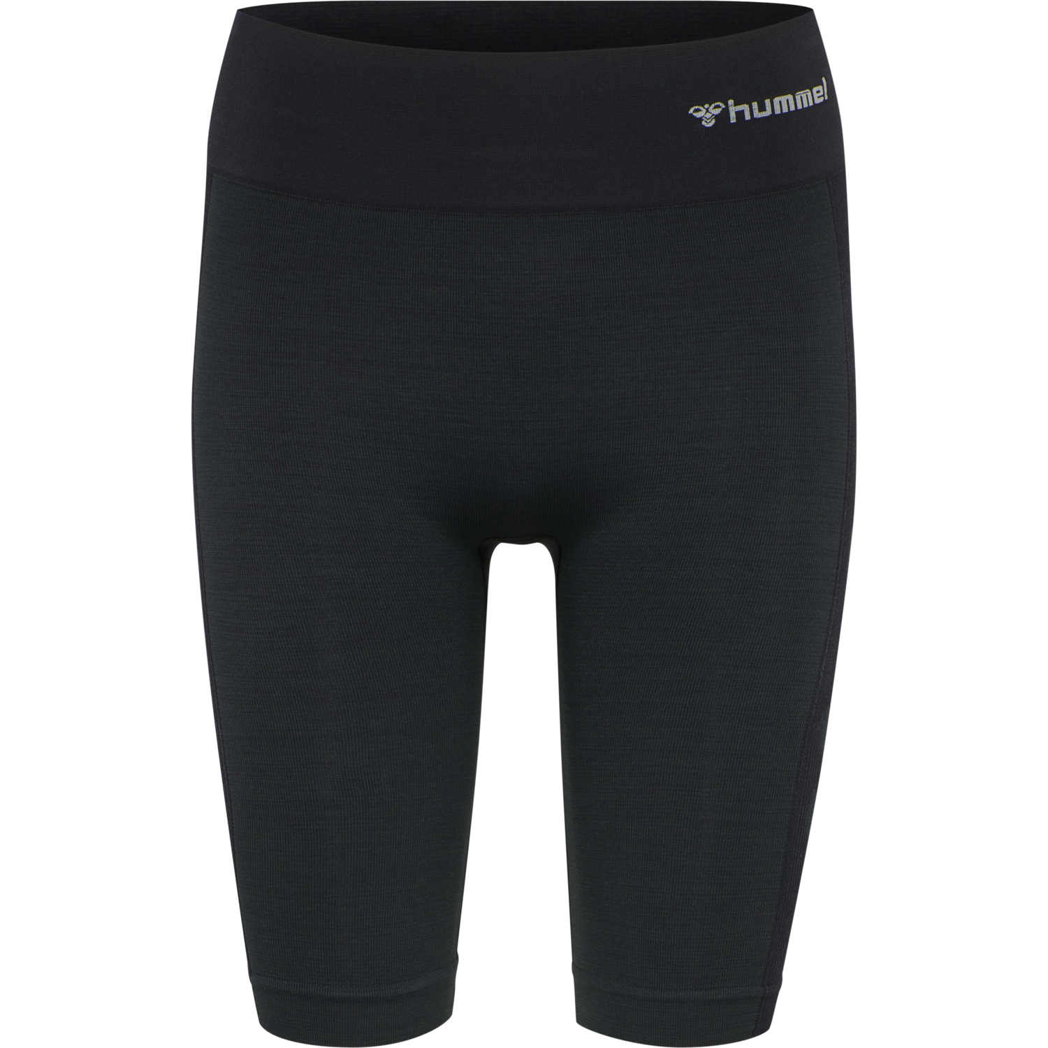 hmlCLEA SEAMLESS CYCLING SHORTS, BLACK MELANGE, packshot