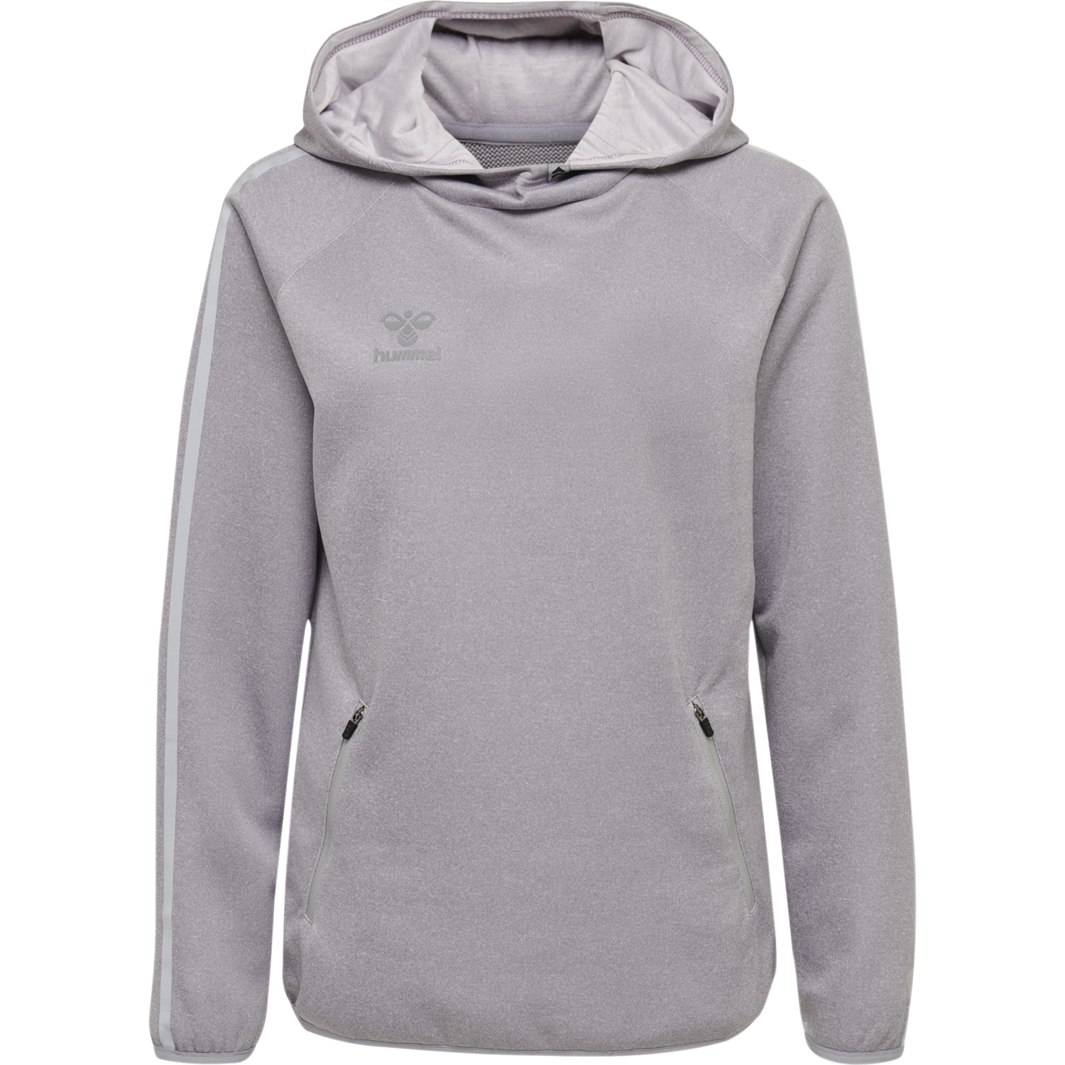 hmlCIMA HOODIE WOMAN, CADET MELANGE, packshot