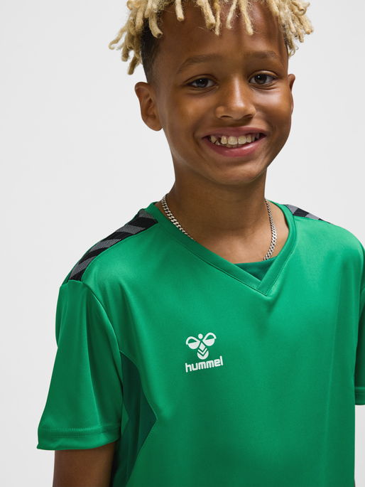 hmlAUTHENTIC PL JERSEY S/S KIDS, JELLY BEAN, model