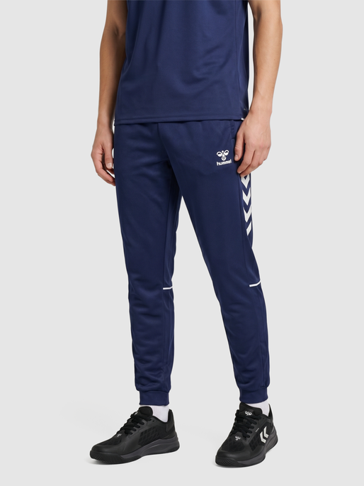 hmlCORE 2.0 TRACK PANTS, MARINE/WHITE, model