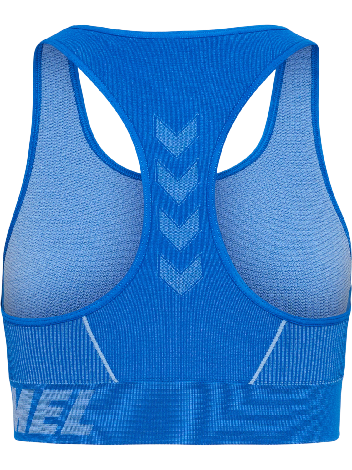 hmlTE CHRISTEL SEAMLESS SPORTS TOP, PLACID BLUE/LAPIS BLUE MELANGE, packshot