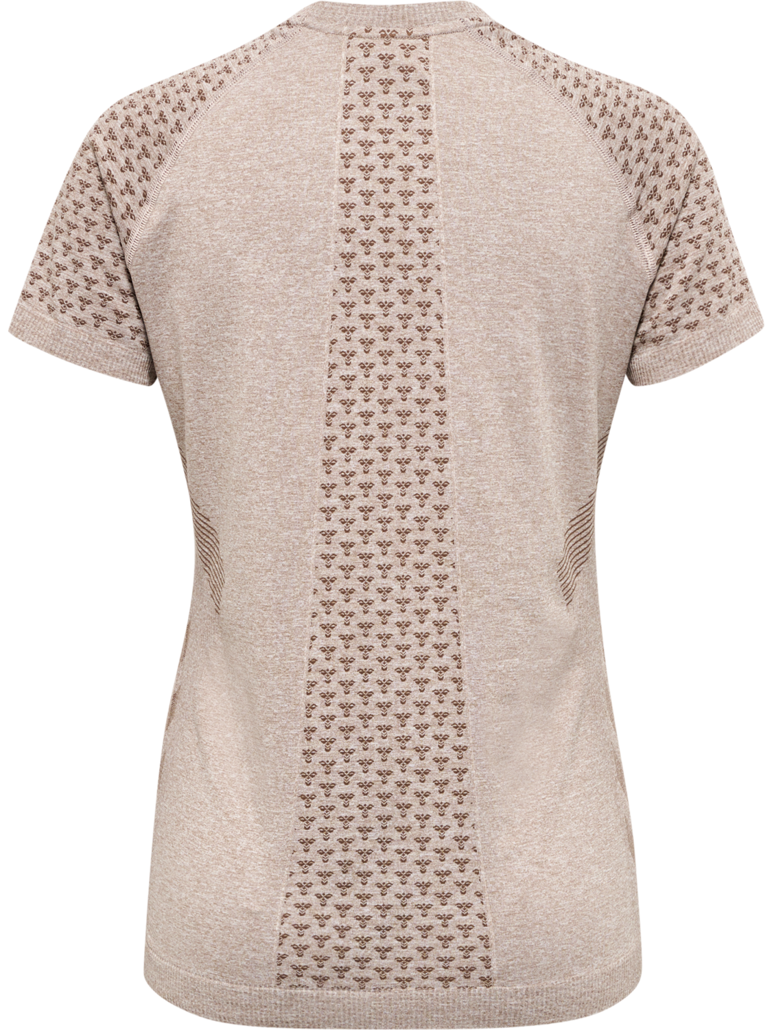 hmlCI SEAMLESS T-SHIRT, DRIFTWOOD MELANGE, packshot