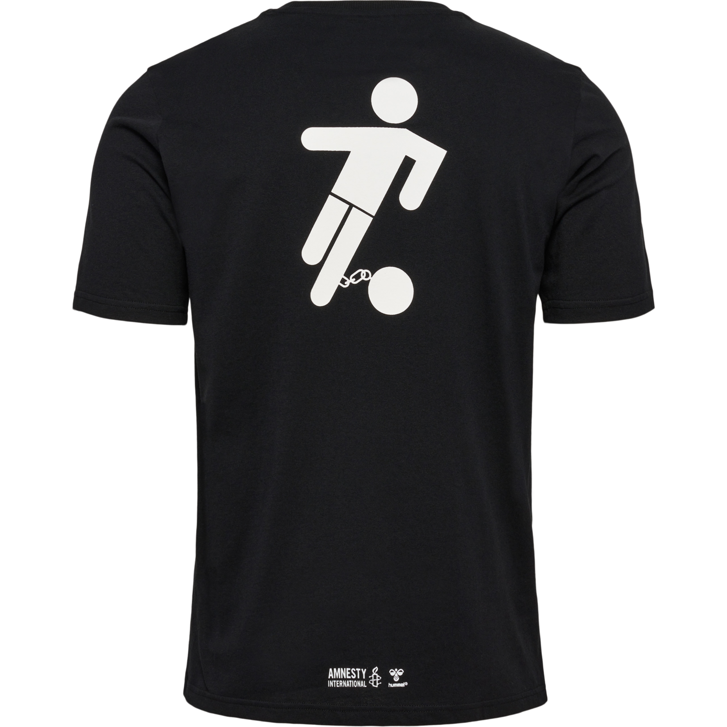 hmlAMNESTY T-SHIRT, BLACK, packshot