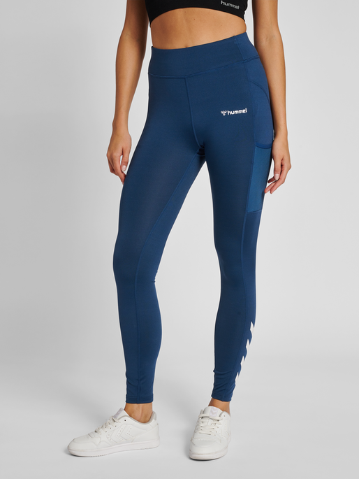 hmlMT CHIPO MID WAIST TIGHTS, INSIGNIA BLUE, model