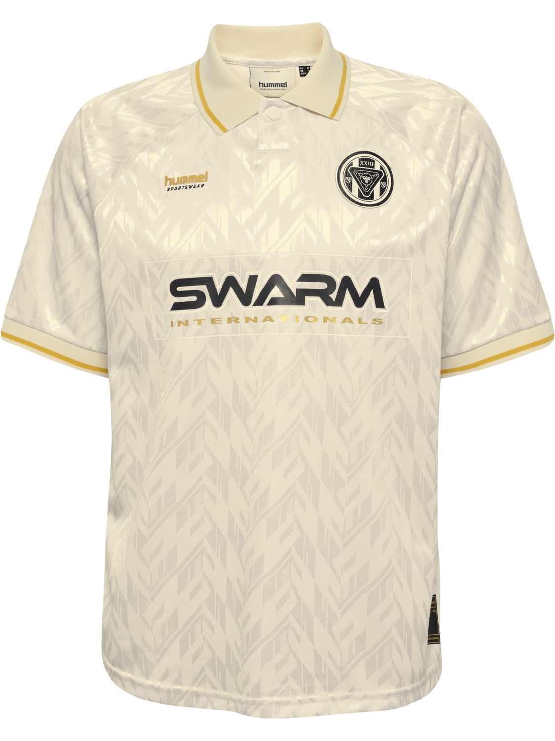 hmlLOOSE BAY SOCCER JERSEY S/S, BLANC DE BLANC, packshot