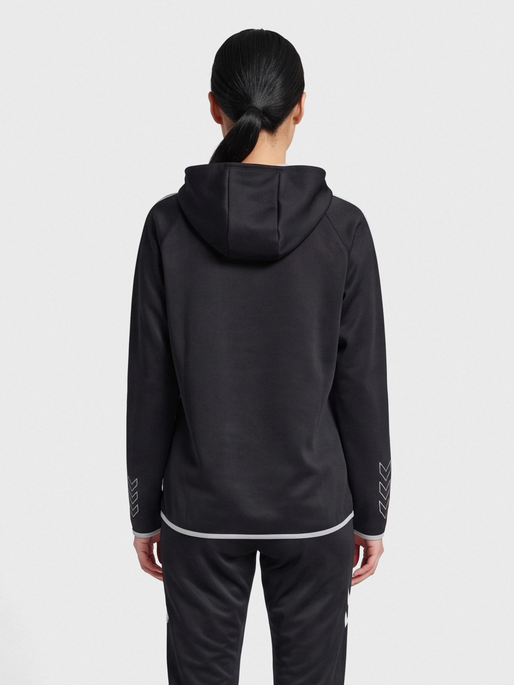 hmlCIMA HOODIE WOMAN, BLACK, model