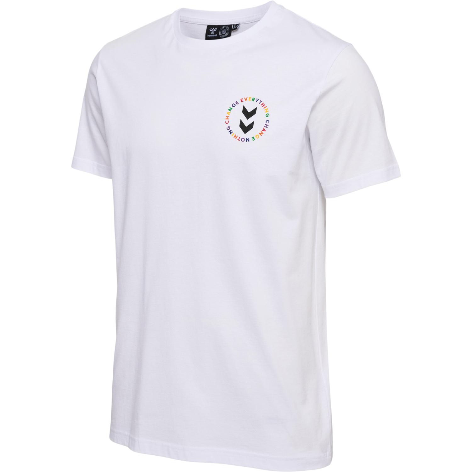 hmlEVERYTHING NOTHING T-SHIRT, WHITE, packshot