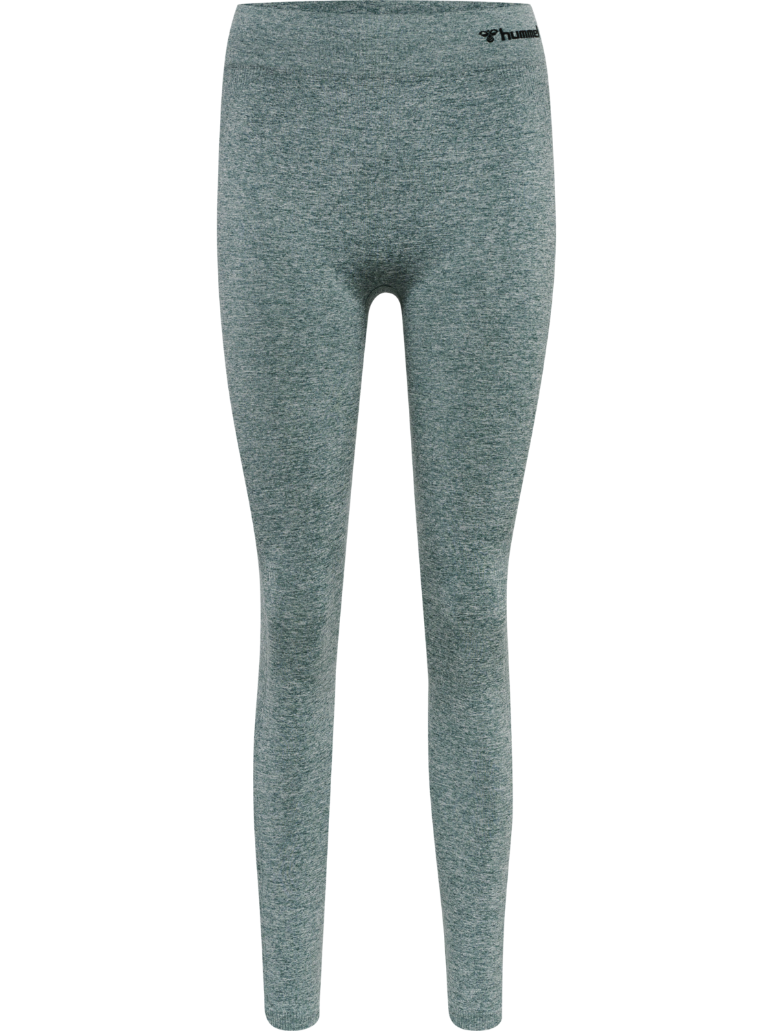 hmlCI SEAMLESS MID WAIST TIGHTS, DARKEST SPRUCE MELANGE, packshot