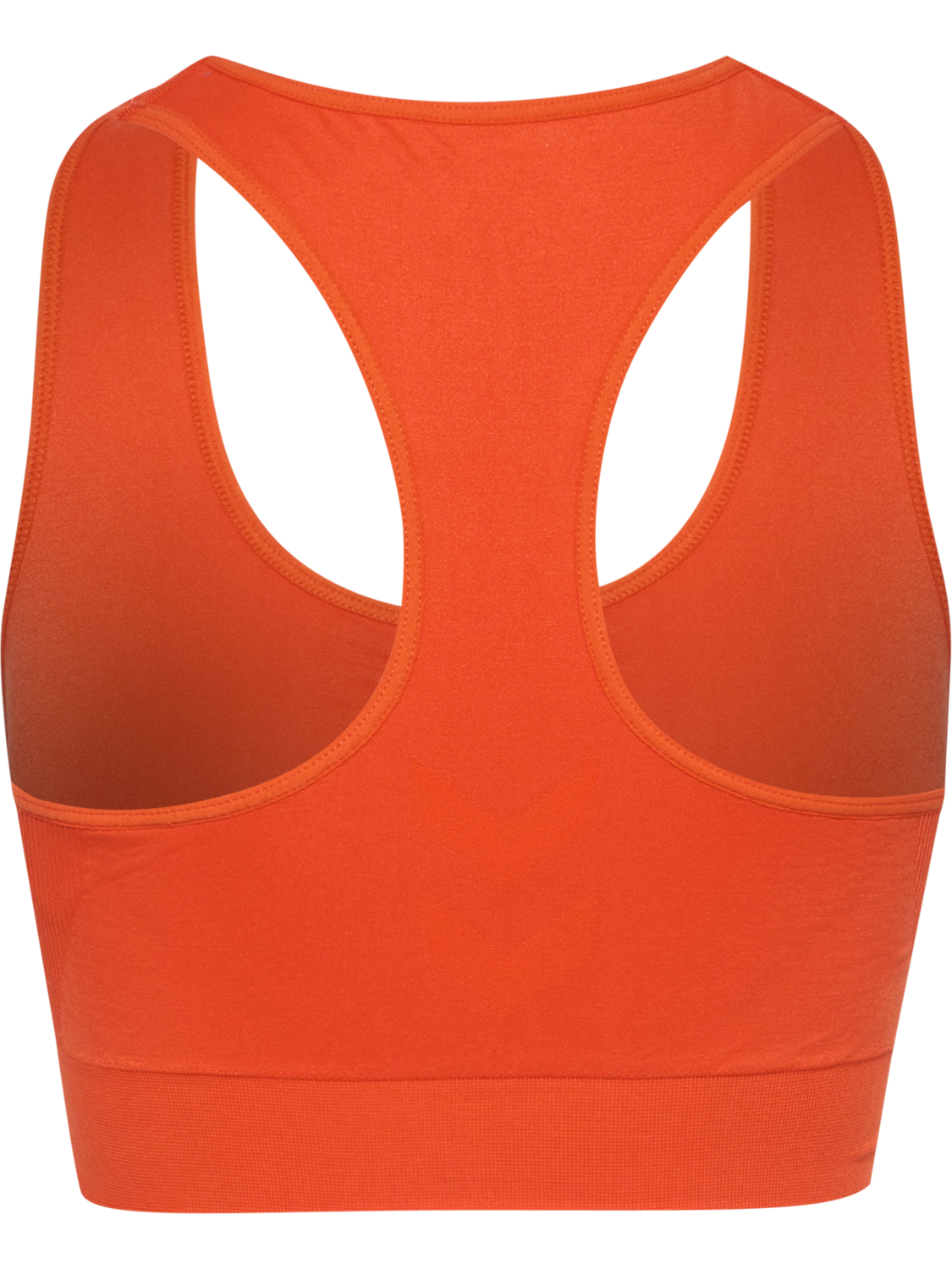 hmlTIF SEAMLESS SPORTS TOP, TANGERINE TANGO, packshot