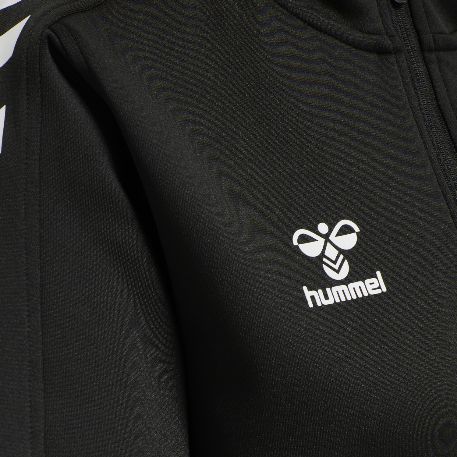 hmlCORE XK HALF ZIP SWEAT WOMAN, BLACK/BLACK, packshot