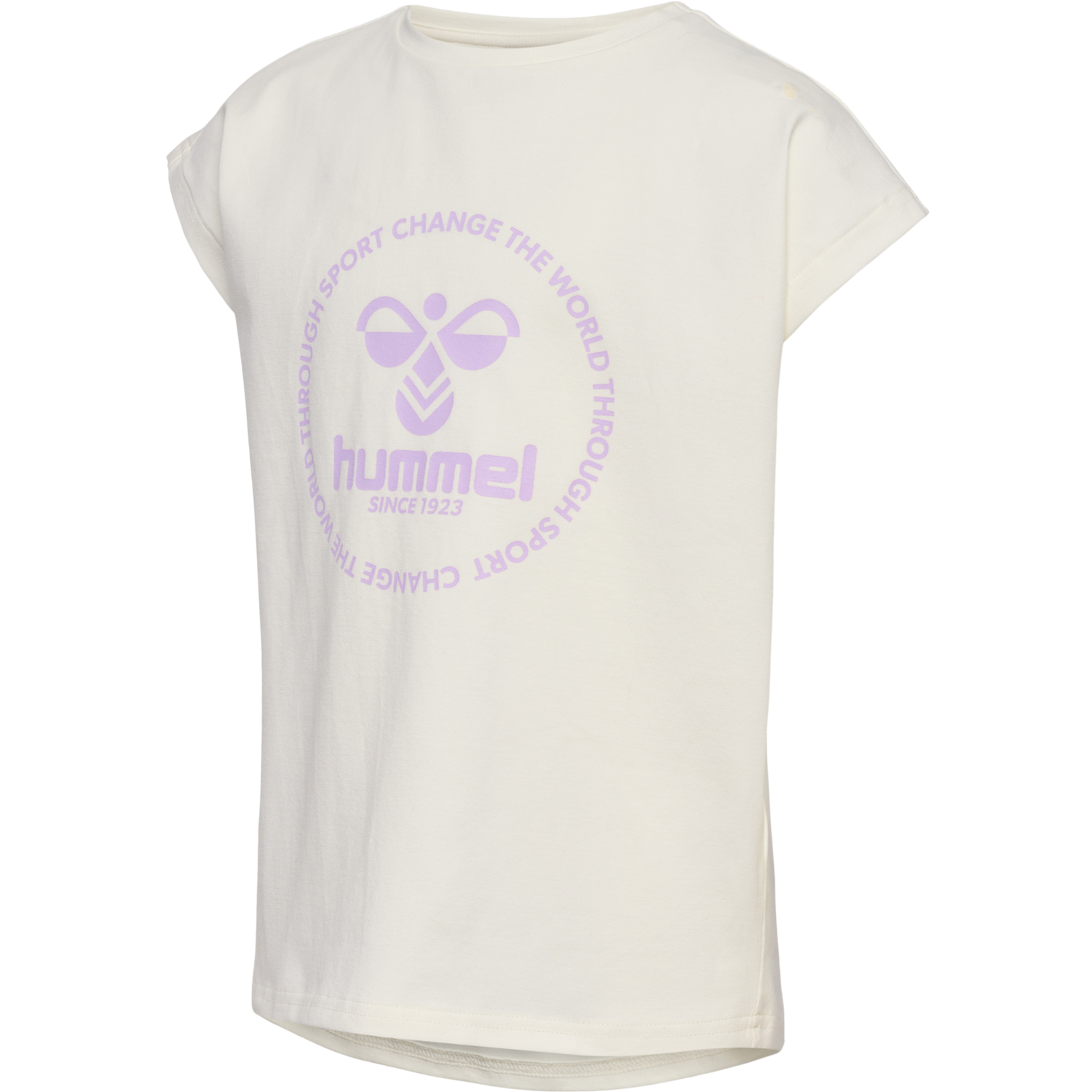 hmlJUMPY T-SHIRT S/S, MARSHMALLOW, packshot