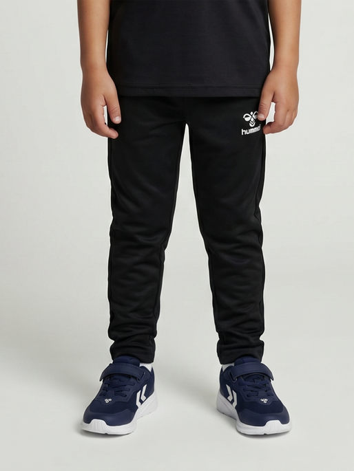 hmlESSENTIAL TRAINING PANTS KIDS, BLACK, model