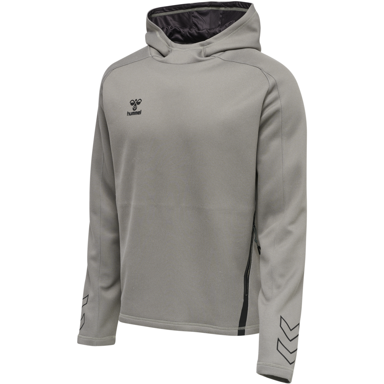 hmlCIMA XK HOODIE, GREY MELANGE, packshot