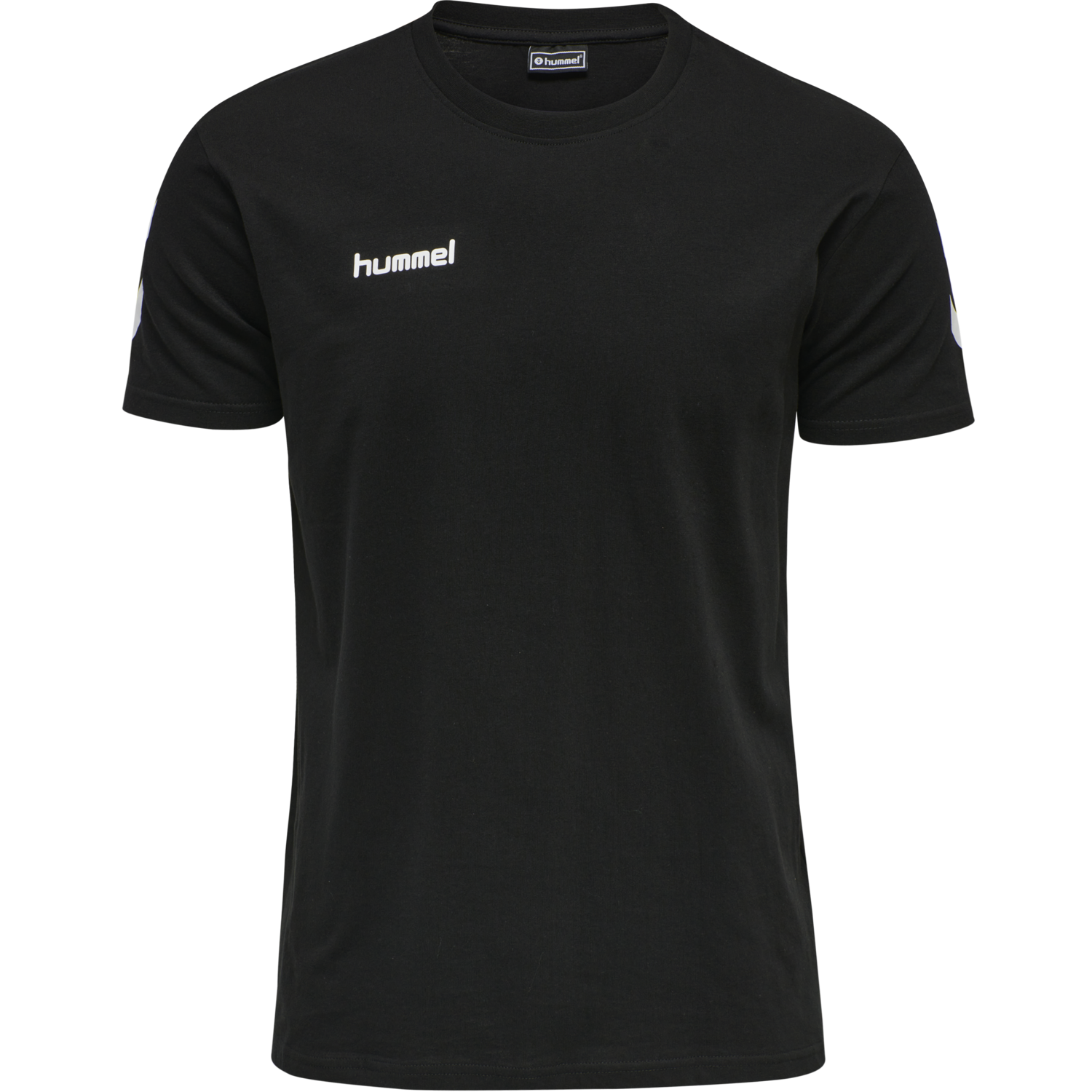 HMLGO COTTON T-SHIRT S/S, BLACK, packshot