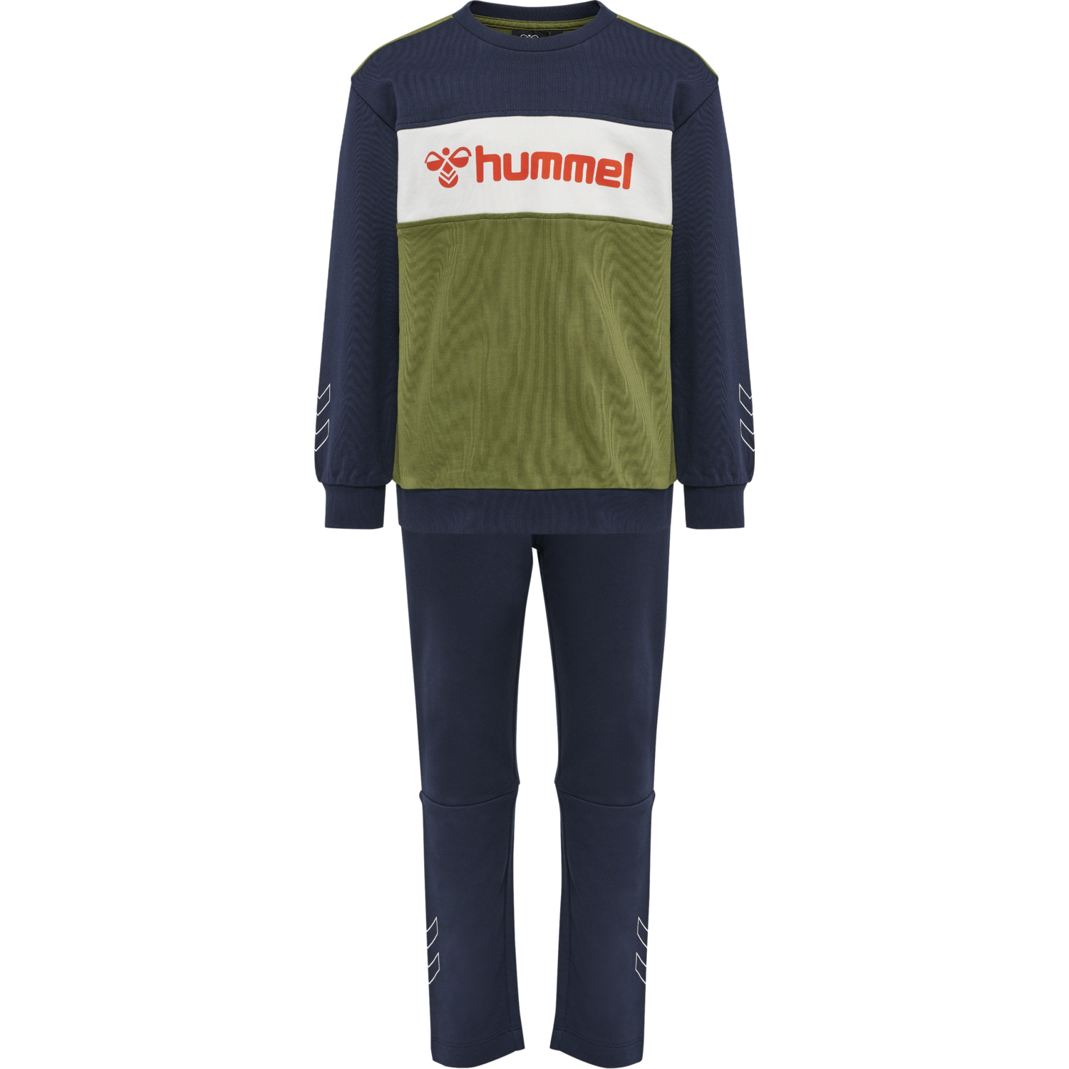 hmlBIRGER CREW SUIT, BLACK IRIS, packshot