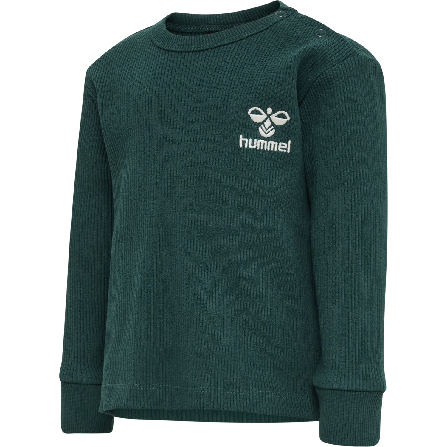 hmlSAMI T-SHIRT L/S, DEEP TEAL, packshot