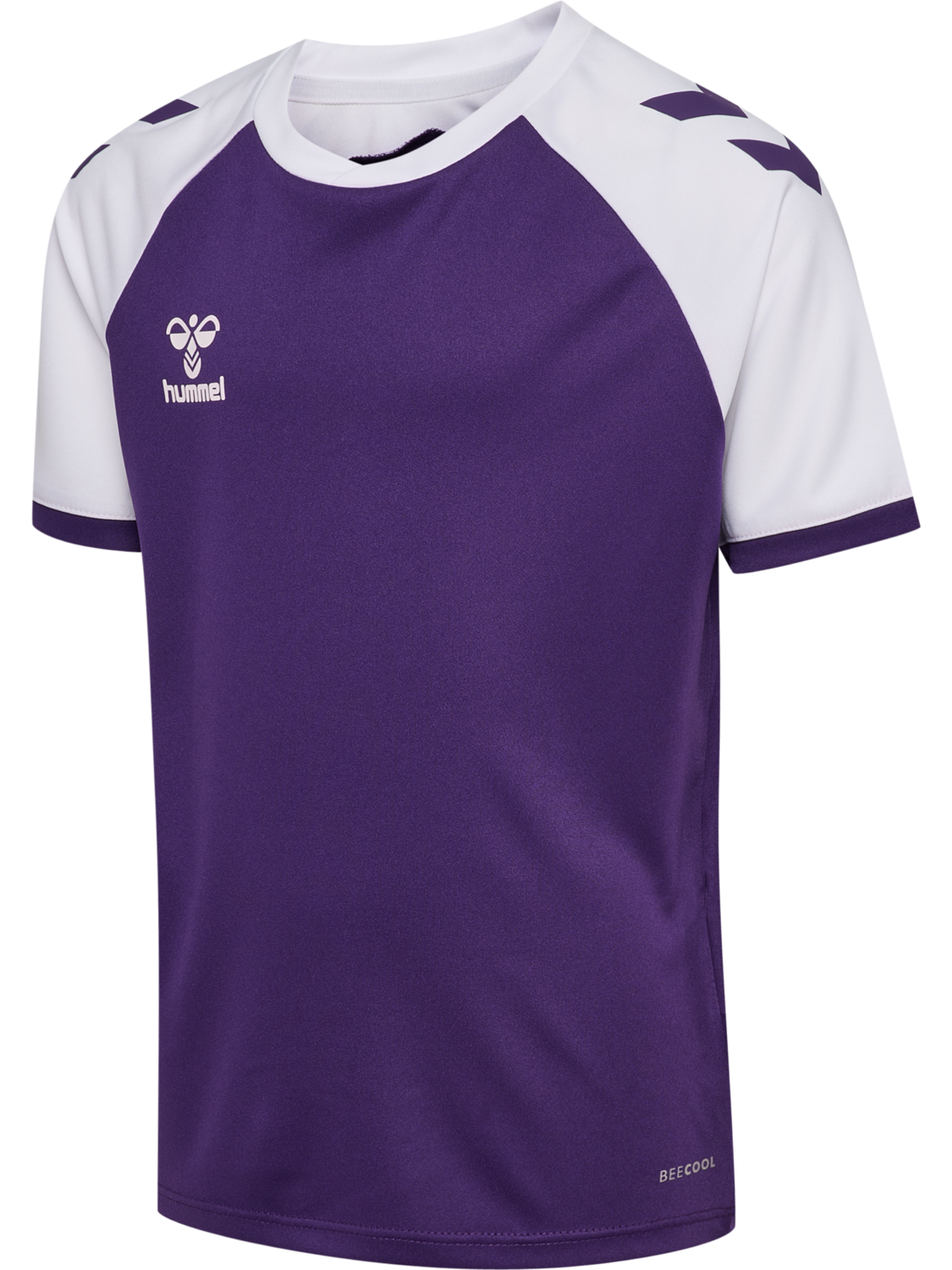 hmlMATCH LEAGUE JERSEY S/S KIDS, ACAI/WHITE, packshot